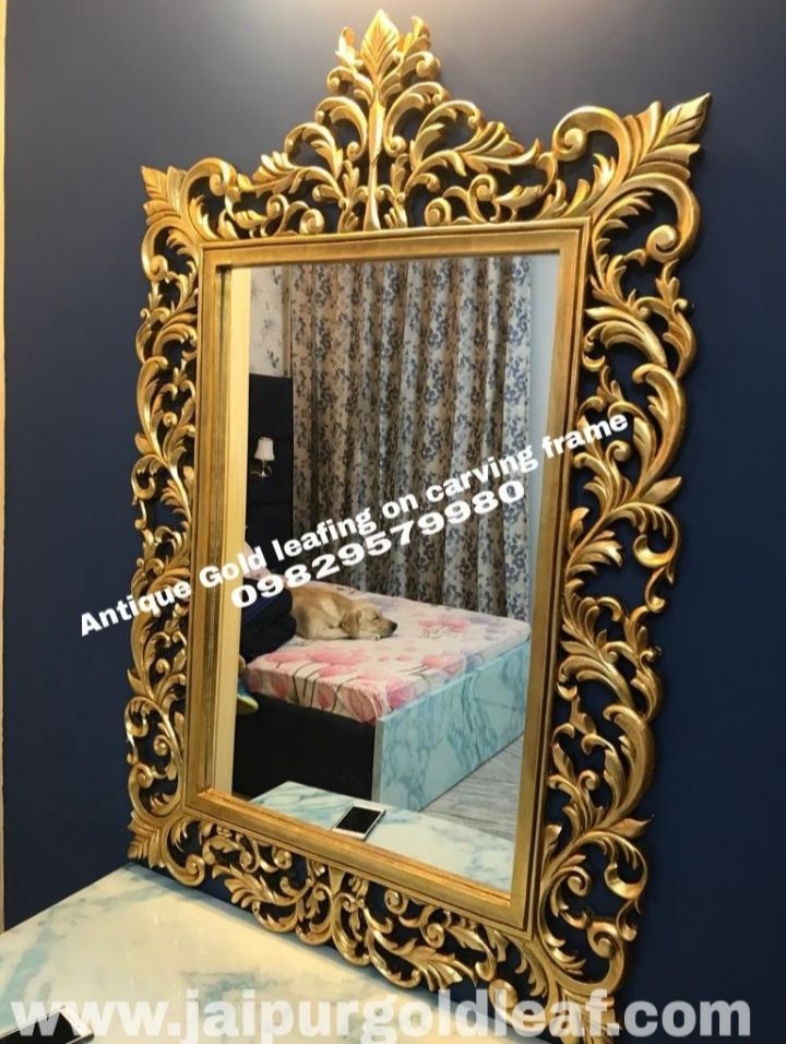 Gold leafing on furniture at Goldleafing on Furniture, Jaipur — Jaipur Gold Leaf